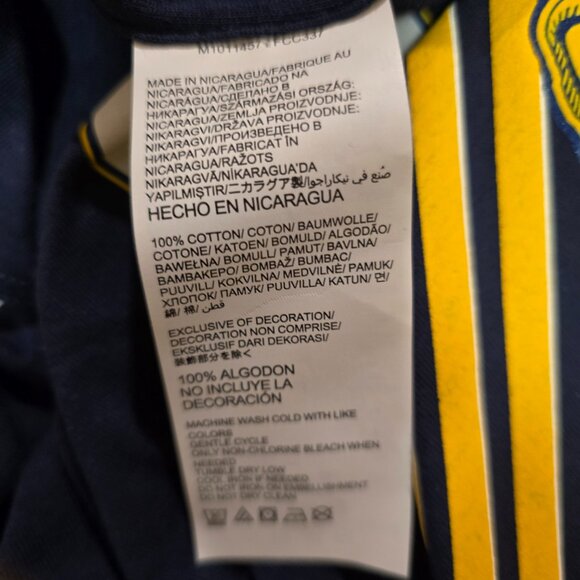 West Virginia Mountaineers Men's Captivating SS T-Shirt Navy Cotton Sz 2XL NWT - Picture 6 of 6